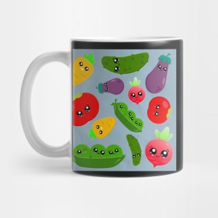 Cute Veg Pattern Mug